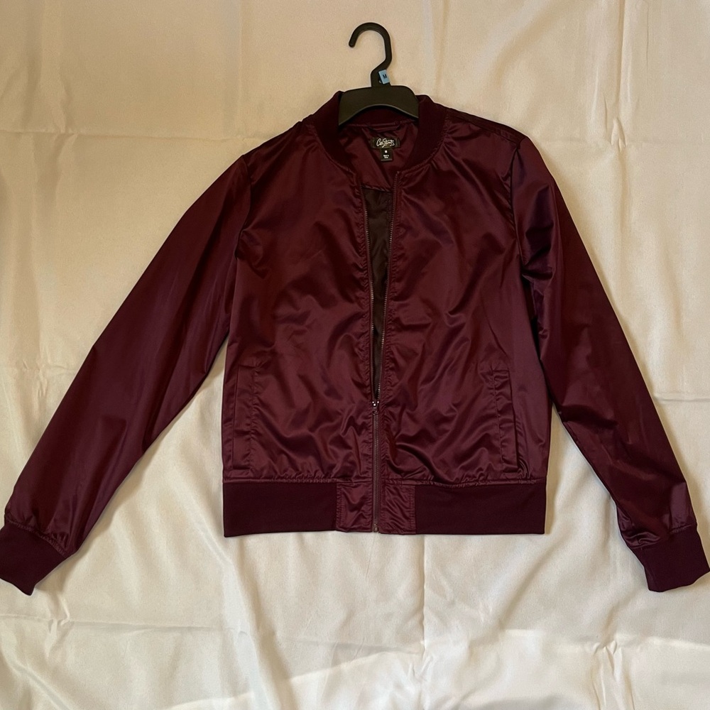 City Streets Medium Maroon Light Jacket